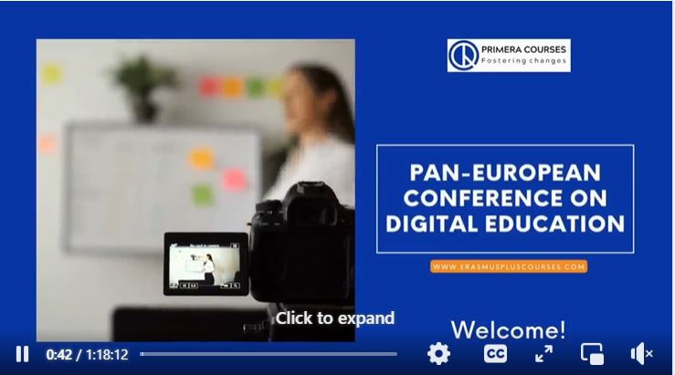 Presentation of the project at the Pan-EU Conference on Digital Education